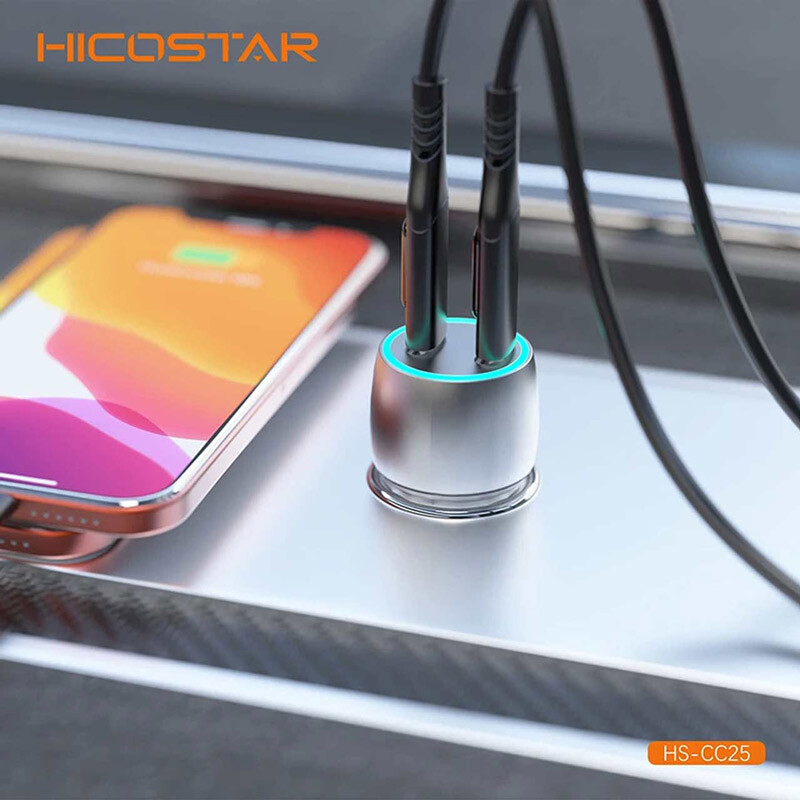 شارژر فندکی 40 وات هایکو استار HS-CC25 - 3