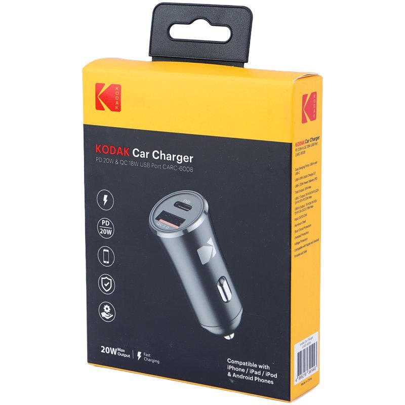 شارژر فندکی 20 وات کداک CARC-6008 - 6