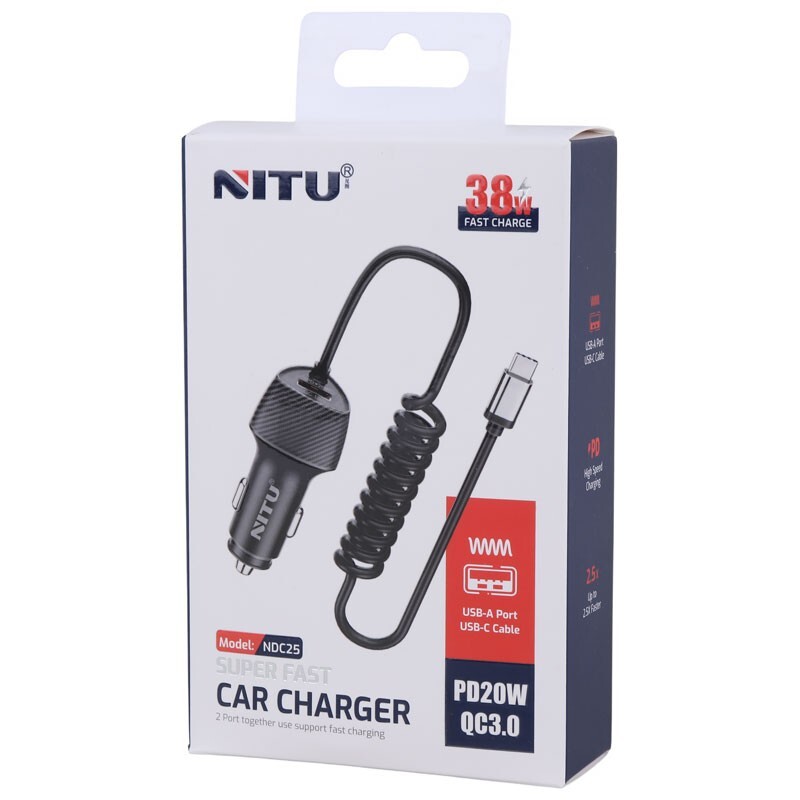 شارژر فندکی 20 وات نیتو NDC25 - 6