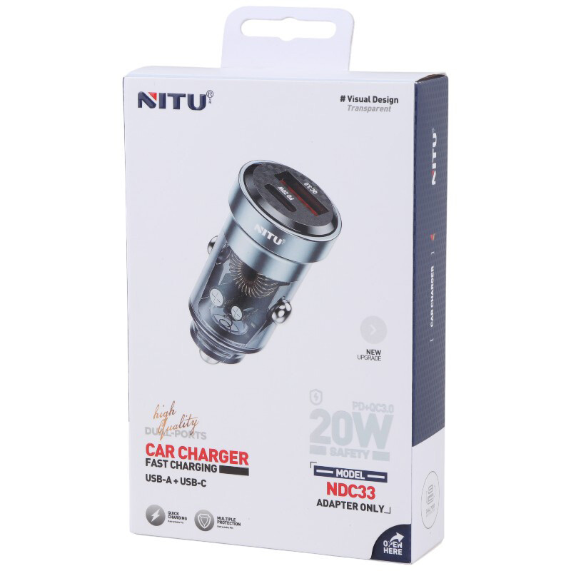 شارژر فندکی 20 وات نیتو NDC33 - 6