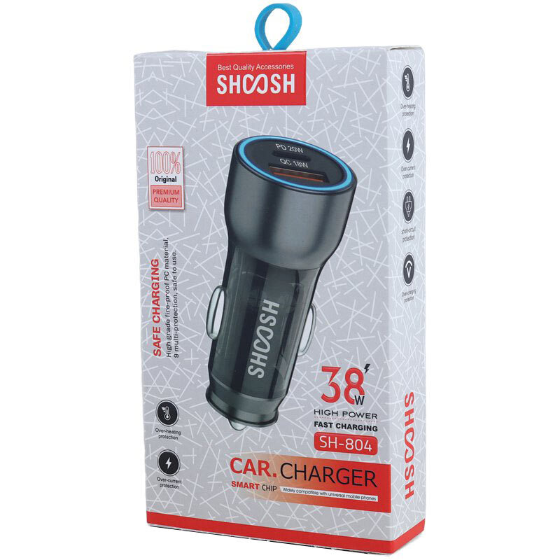 شارژر فندکی 20 وات شوش SH-804 - 6