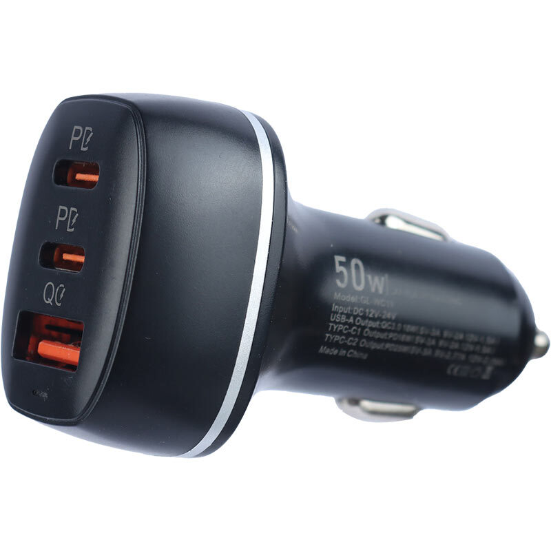 شارژر فندکی 25 وات گرین لاین GN2PD1QCCCBK - 2
