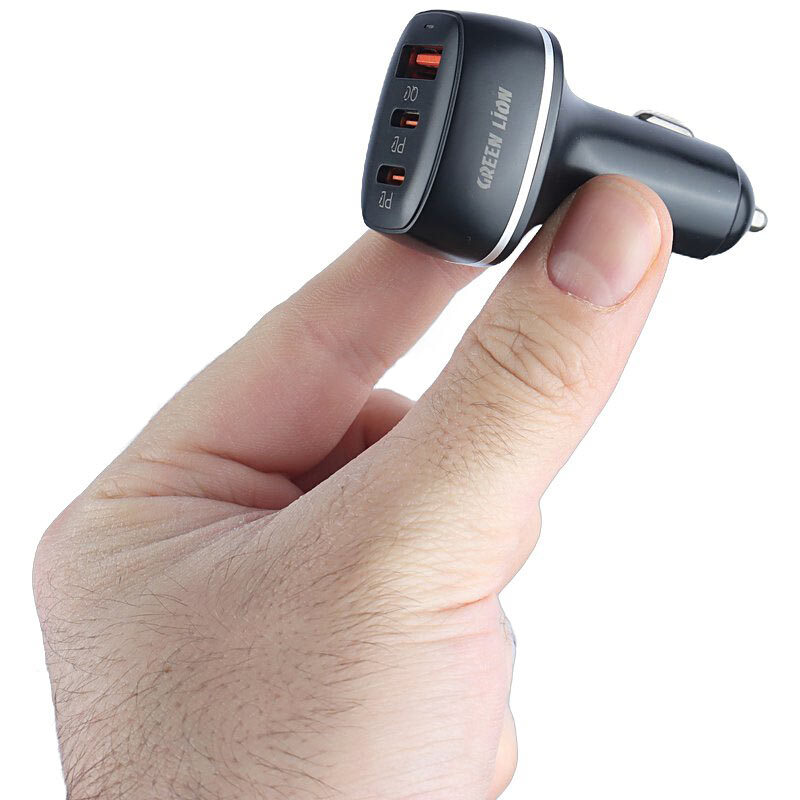 شارژر فندکی 25 وات گرین لاین GN2PD1QCCCBK - 6
