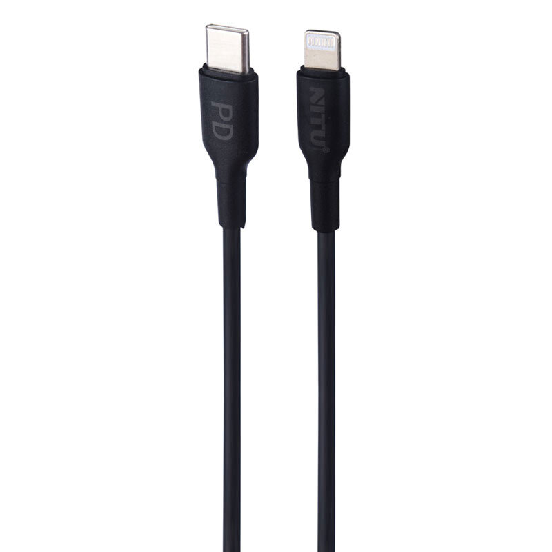 شارژر فندکی 25 وات نیتو NDC14 + کابل تبدیل آیفونی - 6