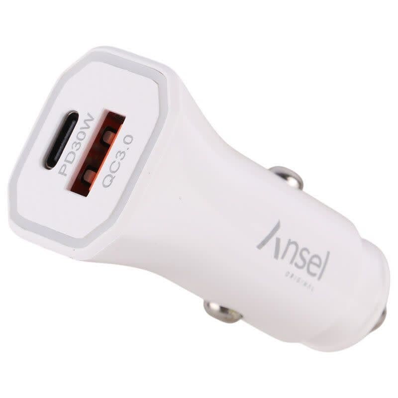 شارژر فندکی 30 وات انسل A-19 - 2