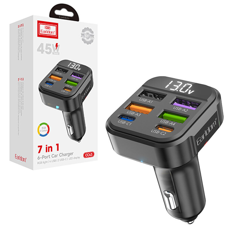 شارژر فندکی 45 وات ارلدام ES-CC43