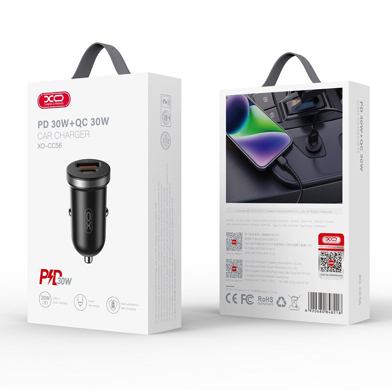 شارژر فندکی 30 وات ایکس او XO-CC56 - 8