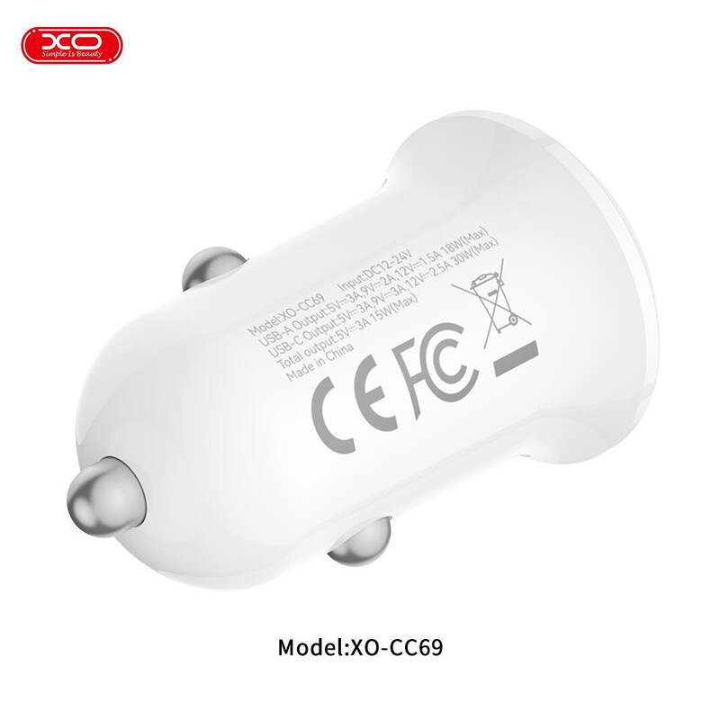 شارژر فندکی 30 وات ایکس او XO-CC69 - 4