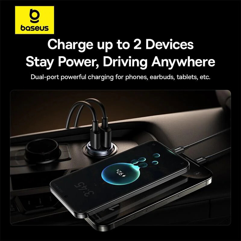 شارژر فندکی 30 وات باسئوس Tiny Star VCHXX-UC - 8