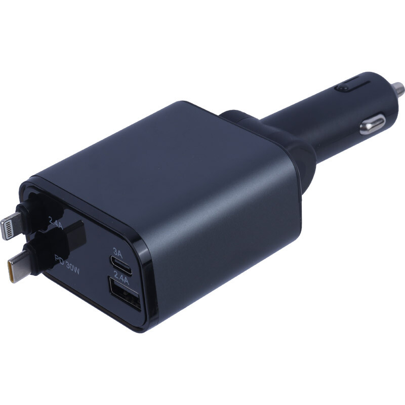 شارژر فندکی 30 وات گرین لاین GL-CC2 GNRCC50WBK - 3