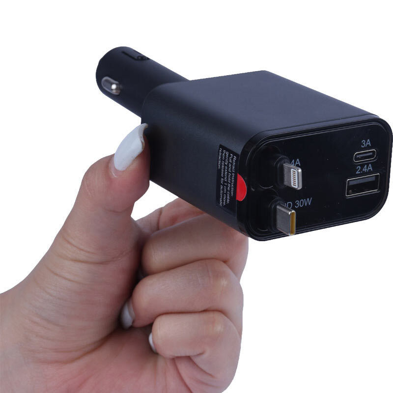 شارژر فندکی 30 وات گرین لاین GL-CC2 GNRCC50WBK - 7