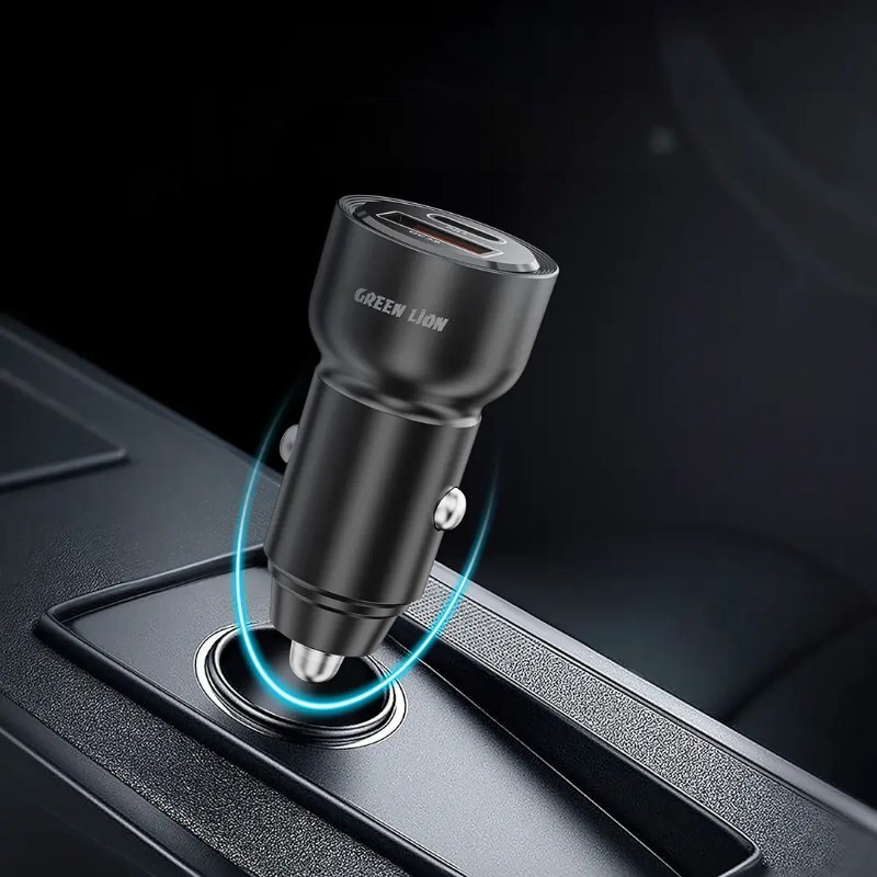 شارژر فندکی 60 وات گرین لاین RoadVolt GL-CC14 - 3