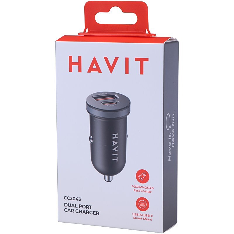 شارژر فندکی 30 وات هویت CC2043 - 6
