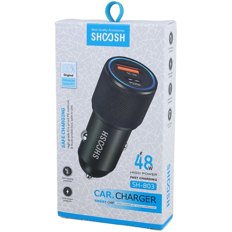 شارژر فندکی 30 وات شوش SH-803 - 6