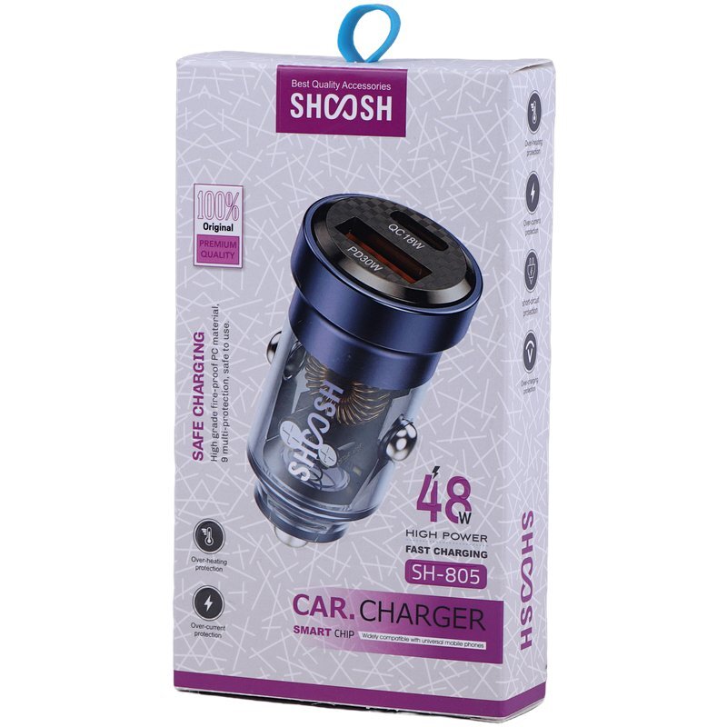 شارژر فندکی 30 وات شوش SH-805 - 6