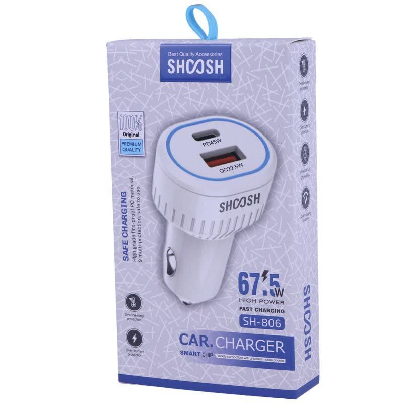 شارژر فندکی 30 وات شوش SH-806 - 6