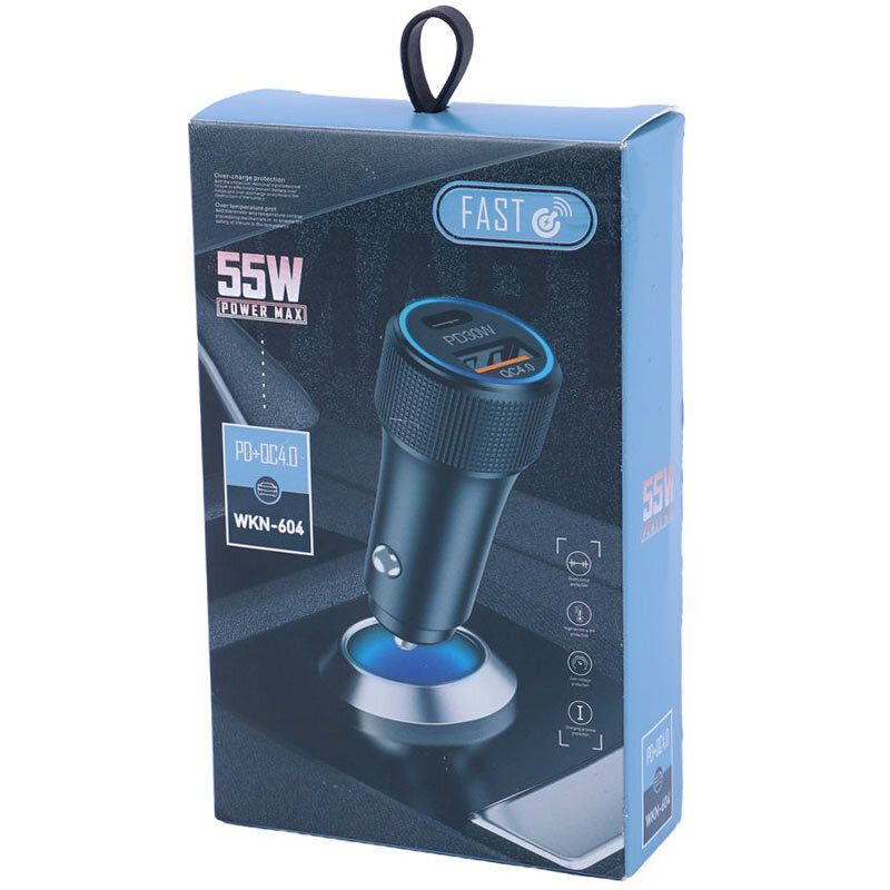 شارژر فندکی 30 وات WKN-604 - 6