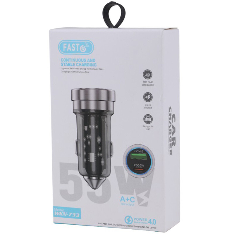 شارژر فندکی 30 وات WKN-733 - 7