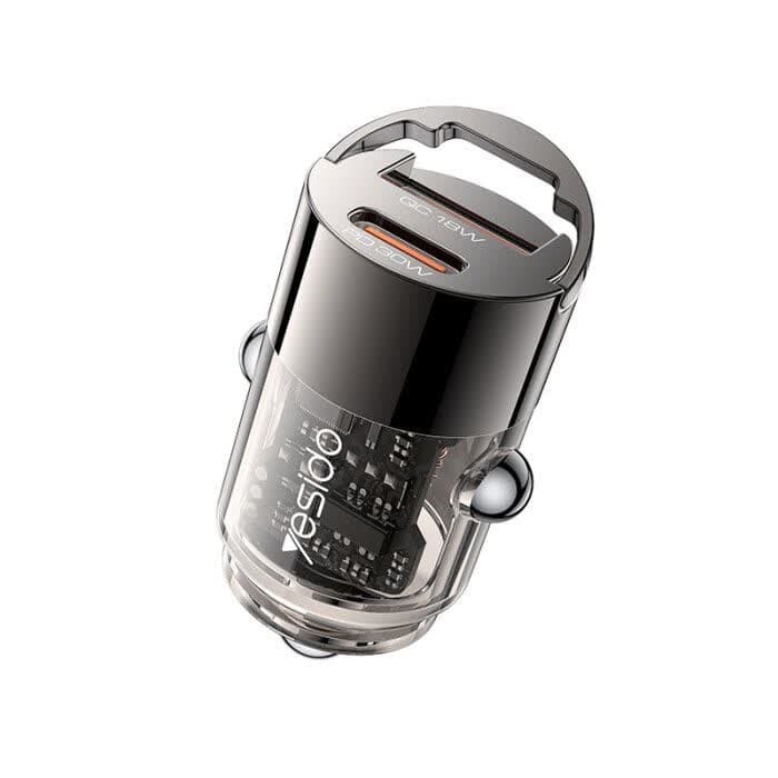 شارژر فندکی 30 وات یسیدو Y68 - 3