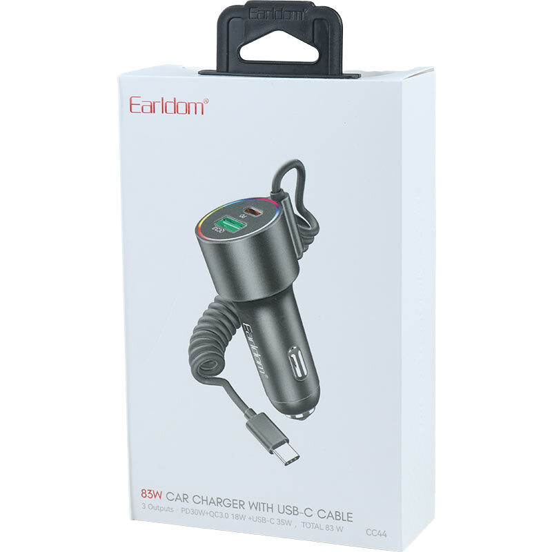 شارژر فندکی 83 وات ارلدام ES-CC44 - 8