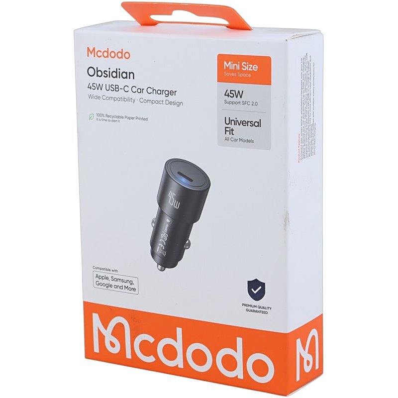 شارژر فندکی 45 وات مک دودو Obsidian CC-534 - 7