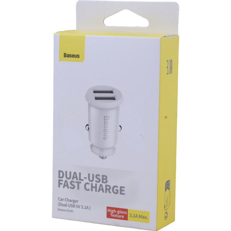 شارژر فندکی Baseus Grain CCALL-ML 3.1A - 7