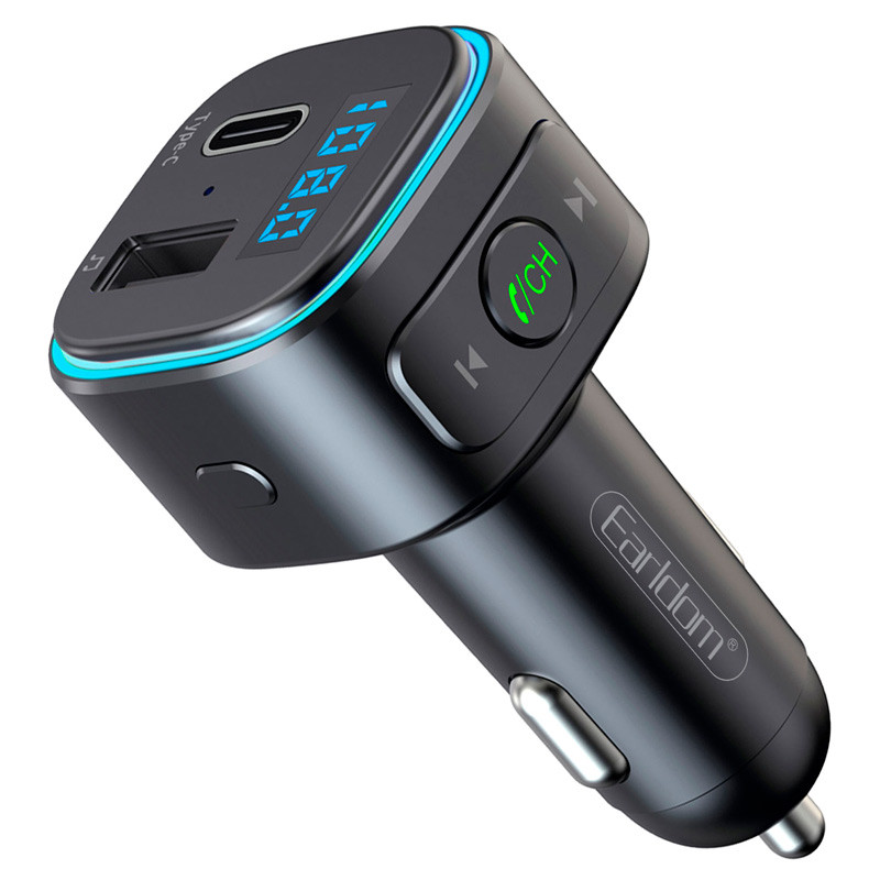 شارژر فندکی + FM Player بلوتوثی Earldom ET-M52 - 2