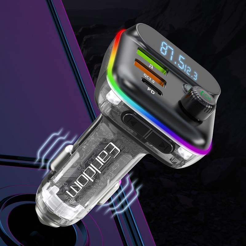 شارژر فندکی + FM Player بلوتوثی Earldom ET-M80 - 5