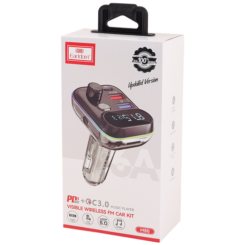 شارژر فندکی + FM Player بلوتوثی Earldom ET-M80 - 7