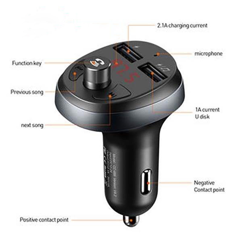 شارژر فندکی + FM Player بلوتوثی Mcdodo CC-6880 - 6