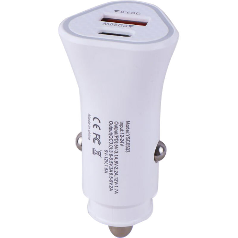 شارژر فندکی فست شارژ CC-64 QC3.0 PD 20W - 3