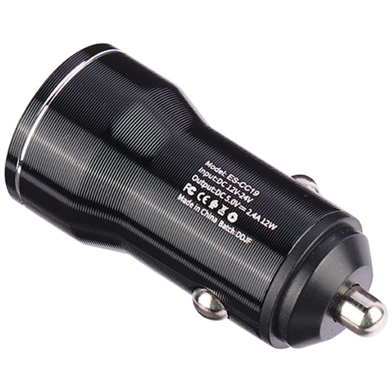 شارژر فندکی فست شارژ Earldom ES-CC19C 2.4A 12W + کابل تایپ سی - 3