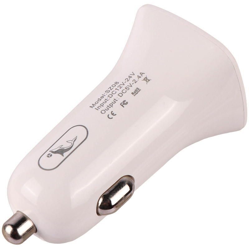 شارژر فندکی فست شارژ Sky Dolphin SZ08 2.4A 12W شرینک - 2