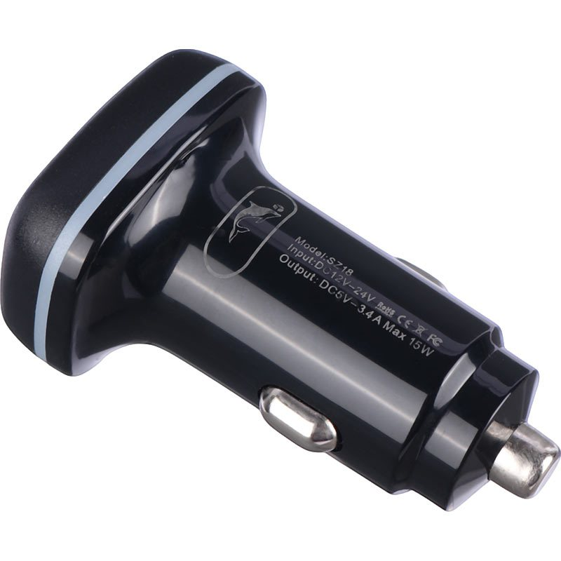 شارژر فندکی فست شارژ Sky Dolphin SZ18 3.4A 15W شرینک - 2