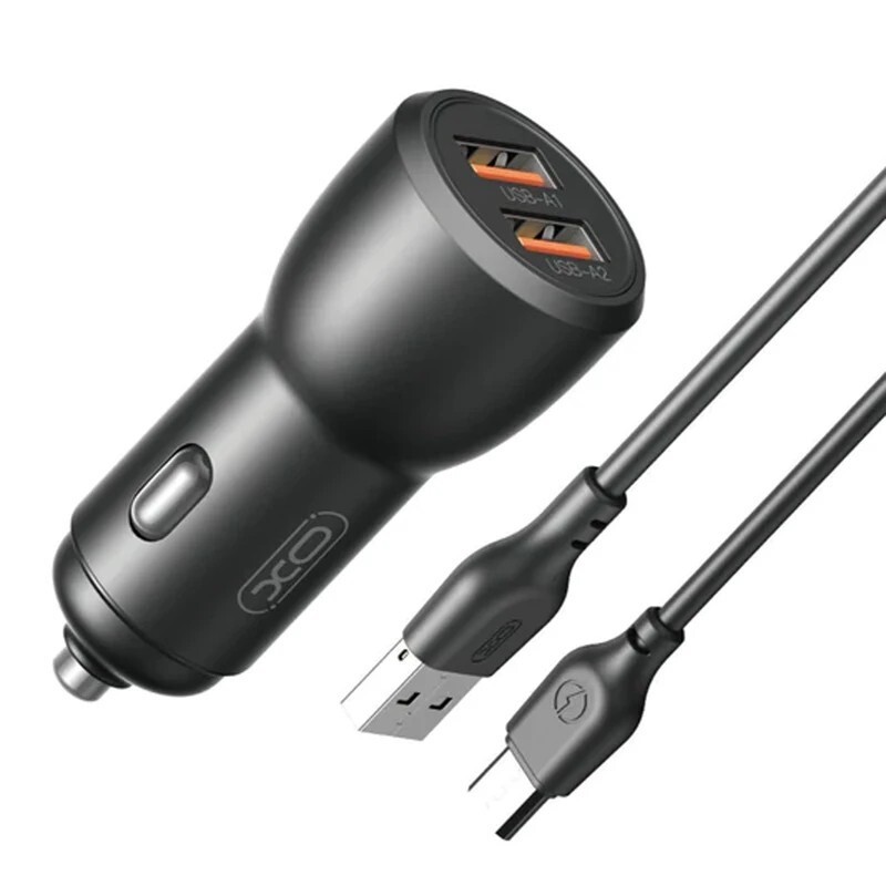 شارژر فندکی فست شارژ XO XO-CC55 3A 18W + کابل تایپ سی - 5