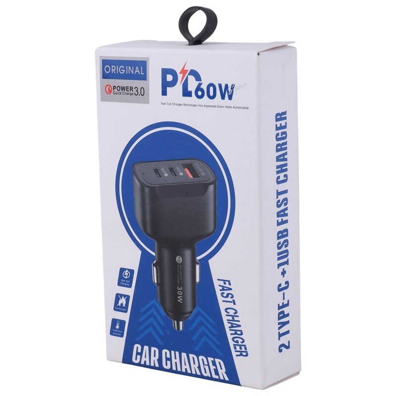 شارژر فندکی فست شارژ ZF QC3.0 PD 30W - 6