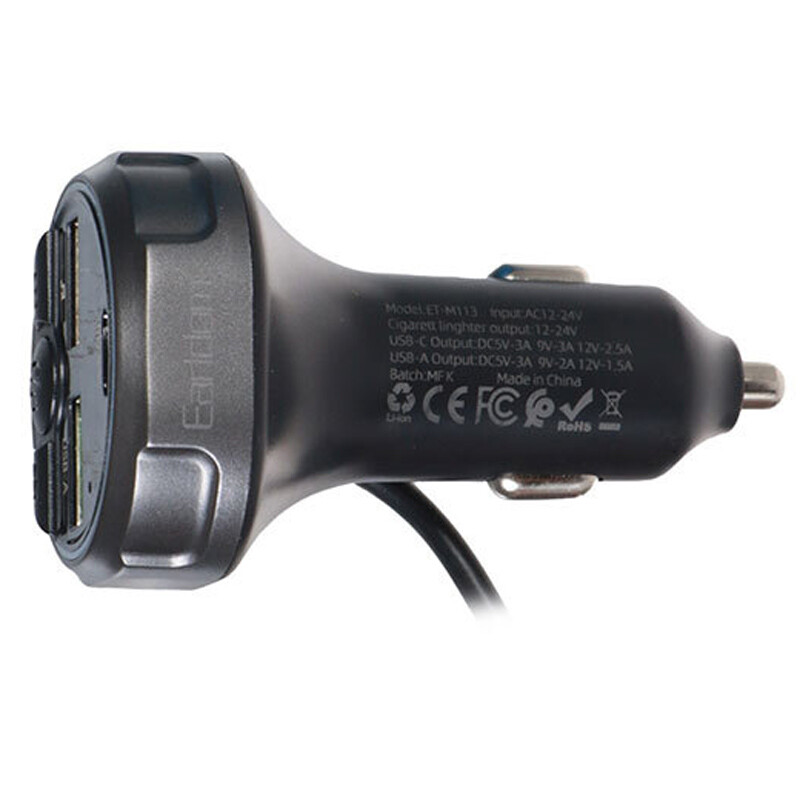 شارژر فندکی و اف ام پلیر بلوتوثی 30 وات ارلدام ET-M113 - 5