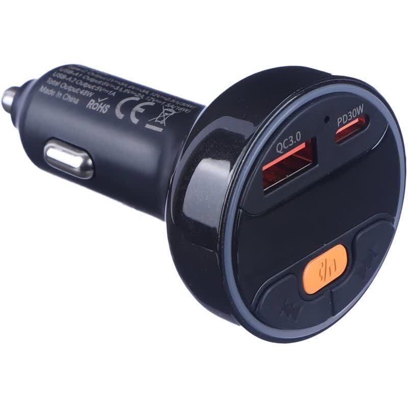 شارژر فندکی و اف ام پلیر بلوتوثی 30 وات هیسکا HCC-338 - 3
