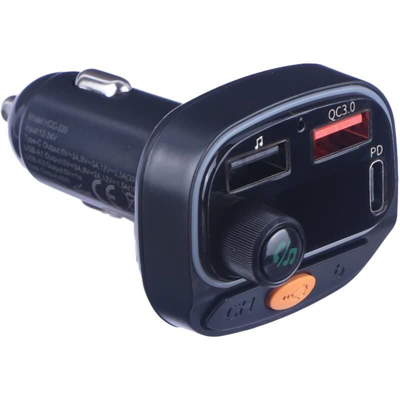 شارژر فندکی و اف ام پلیر بلوتوثی 30 وات هیسکا HCC-339 - 3
