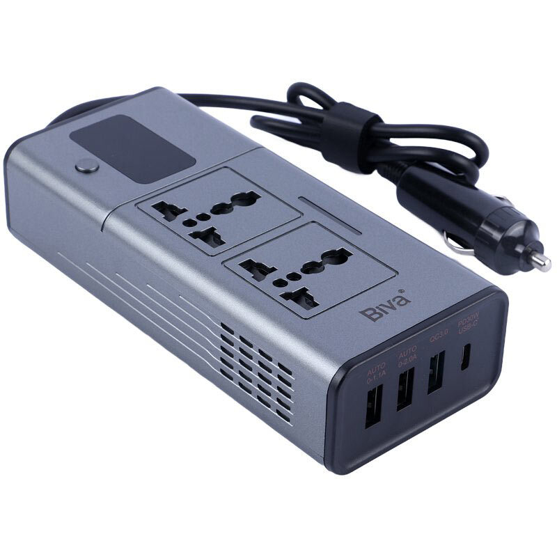 شارژر فندکی و چند راهی بیوا Biva NBQ-101 QC3.0 PD3.1 200W - 3