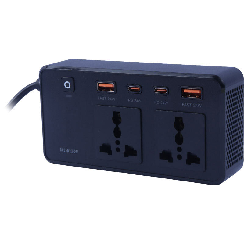 شارژر فندکی و چند راهی گرین لاین GC-200 QC3.0 PD 200W - 3