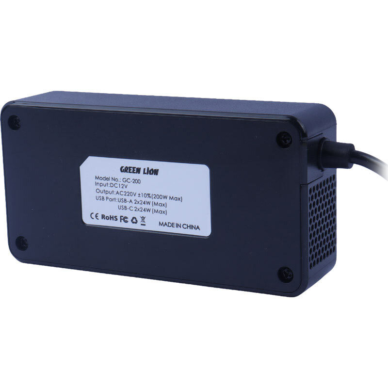 شارژر فندکی و چند راهی گرین لاین GC-200 QC3.0 PD 200W - 4