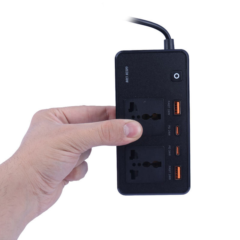شارژر فندکی و چند راهی گرین لاین GC-200 QC3.0 PD 200W - 7