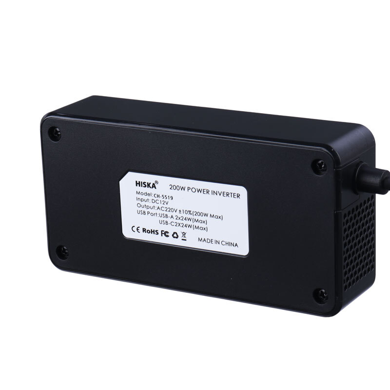 شارژر فندکی و چند راهی هیسکا Hiska CH-5519 PD3.0 QC3.0 3A 200W - 4