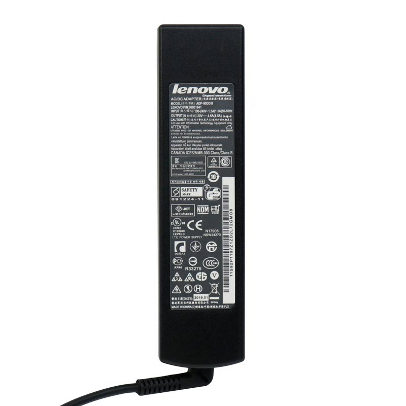 شارژر لپ تاپ اورجینال لنوو Lenovo 20V 4.5A - 4
