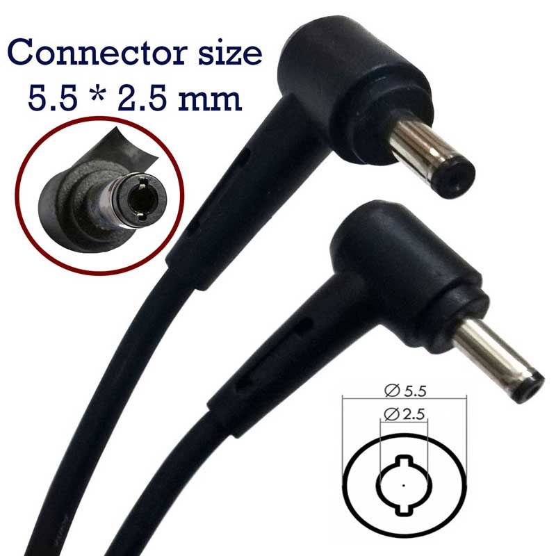 شارژر لپ تاپ ایسوس Asus 19V 3.42A - 2