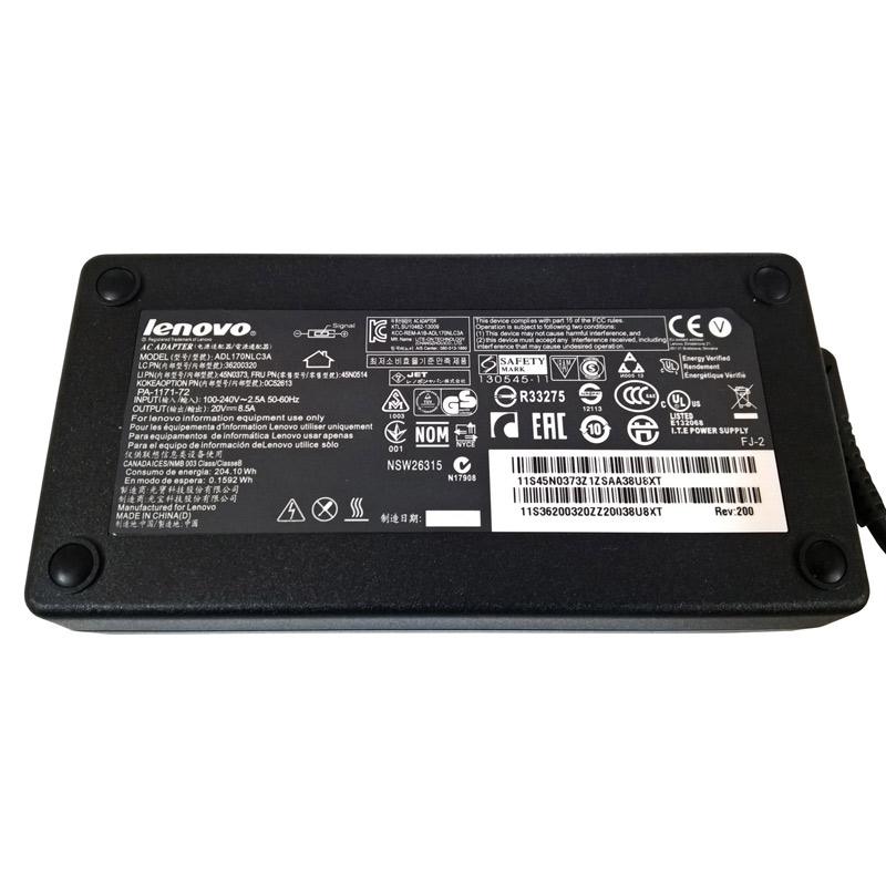 شارژر لپ تاپ Lenovo 20V 8.5A سر USB - 3