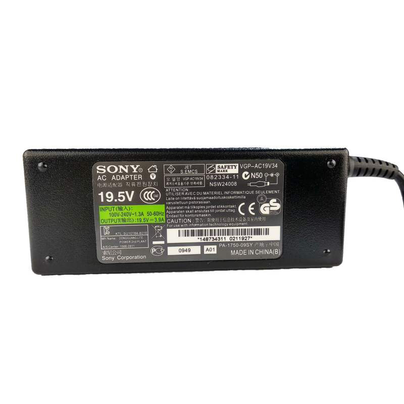 شارژر لپ تاپ Sony 19.5V 3.9A - 2