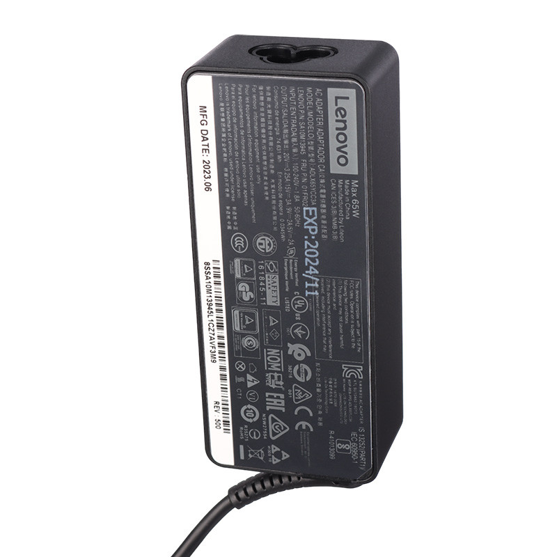 شارژر لپ تاپ تایپ سی Lenovo 20V 3.25A - 5