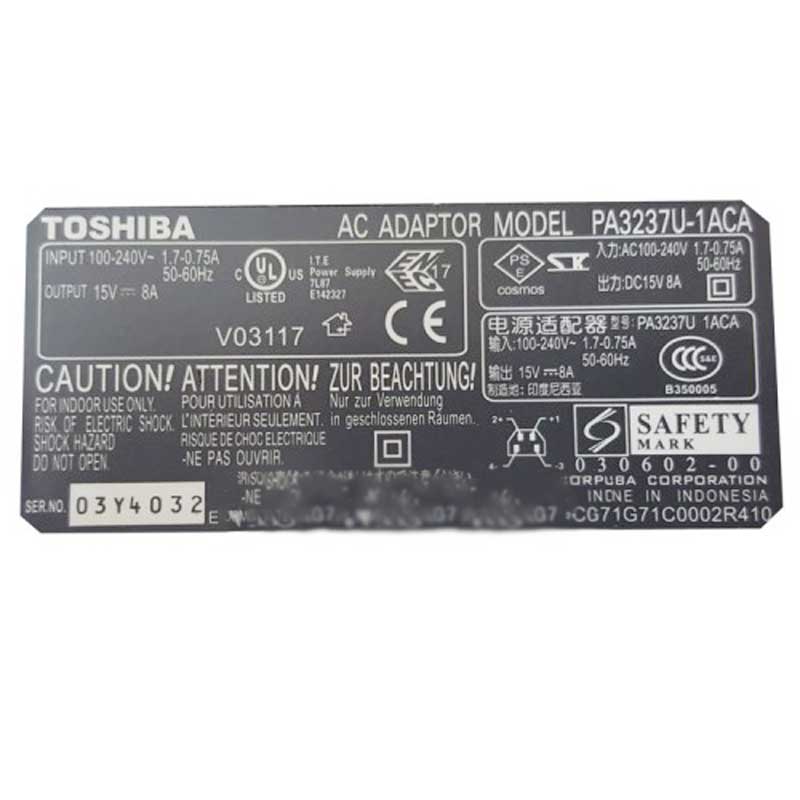 شارژر لپ تاپ Toshiba 15V 8A - 2